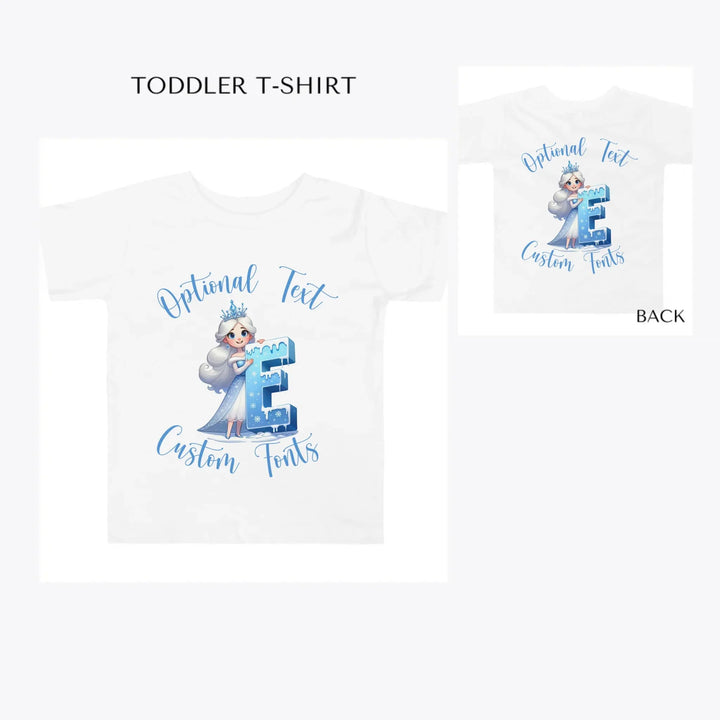 Christmas-and-Winter-Letter-Initial-toddler-custom-t-shirt-artfulane