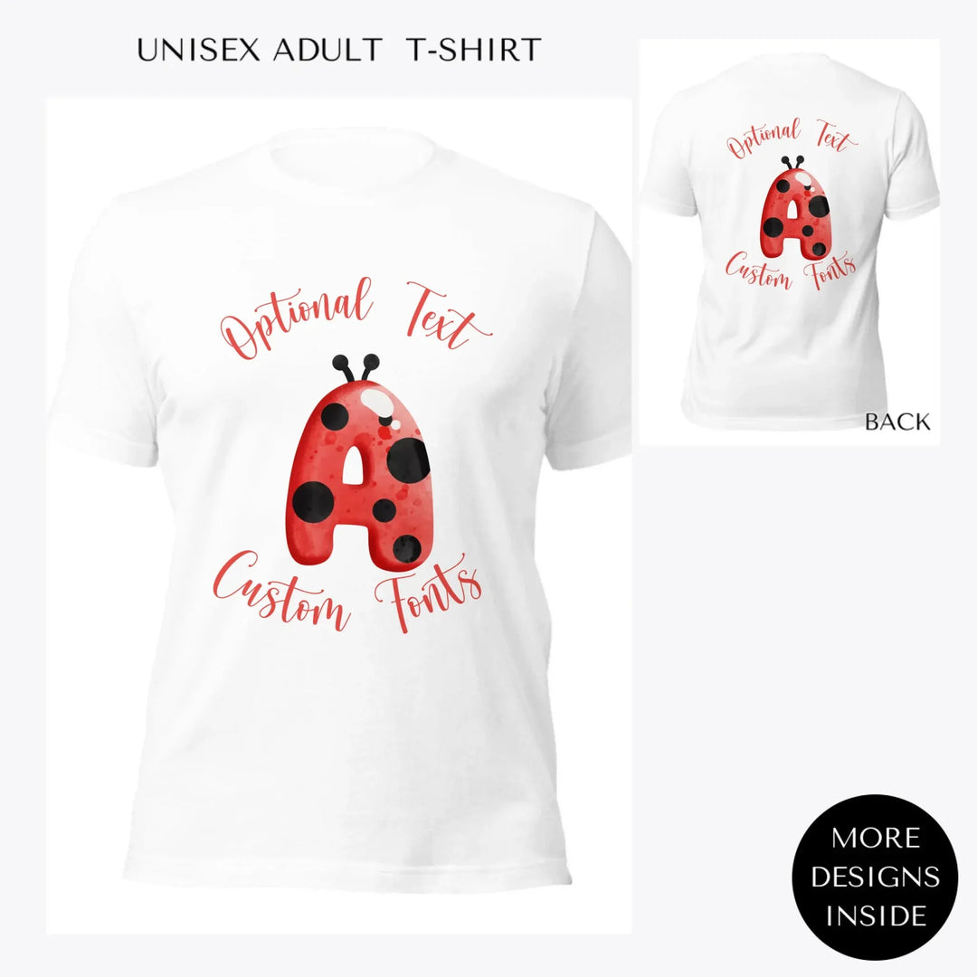 Ladybug-Letter-custom-women-unisex-adult-t-shirt-artfulane