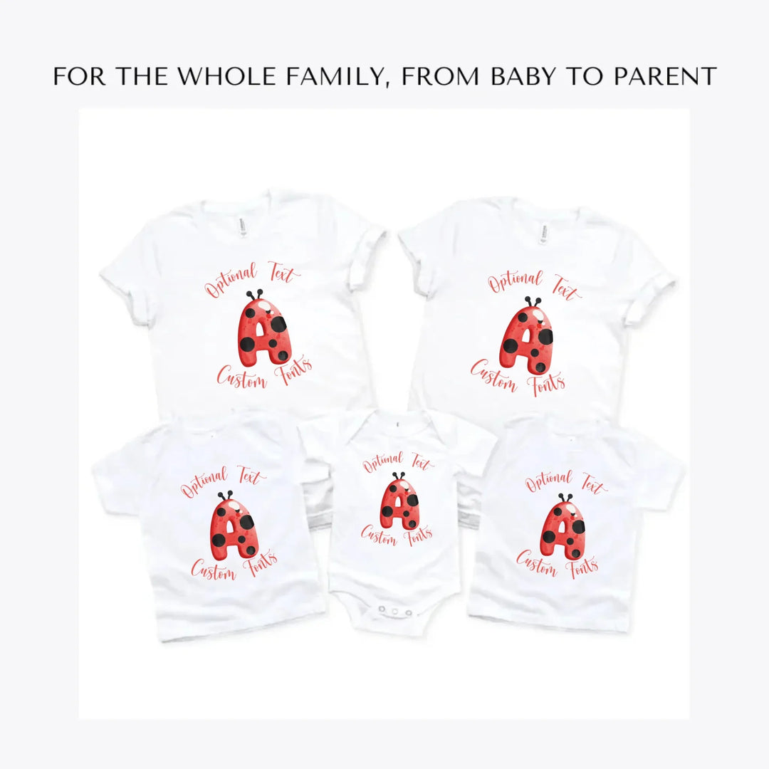 Ladybug-Letter-custom-t-shirts-adult-youth-toddler-baby-sizes-artfulane