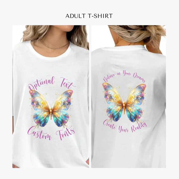 Magic-Butterflies-personalized-women-unisex-adult-t-shirt-artfulane
