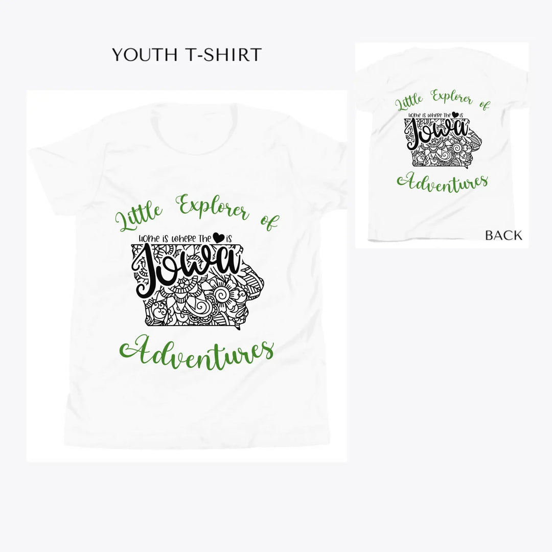 Mandala-USA-State-custom-youth-t-shirt-artfulane