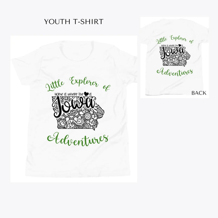 Mandala-USA-State-custom-youth-t-shirt-artfulane