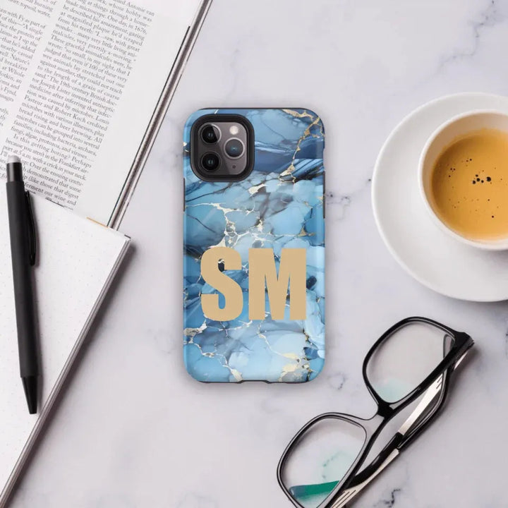Custom Marble Pattern Tough Phone Case - ART-PNC379