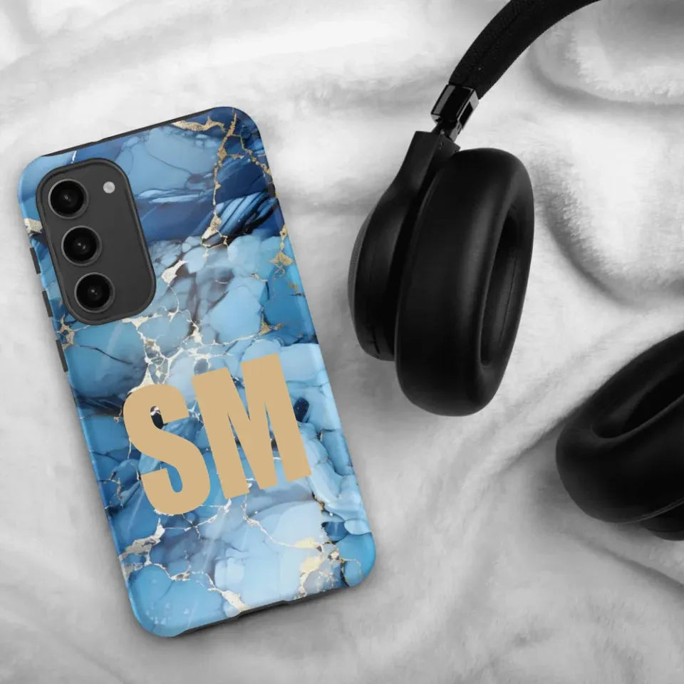 Custom Marble Pattern Tough Phone Case - ART-PNC379