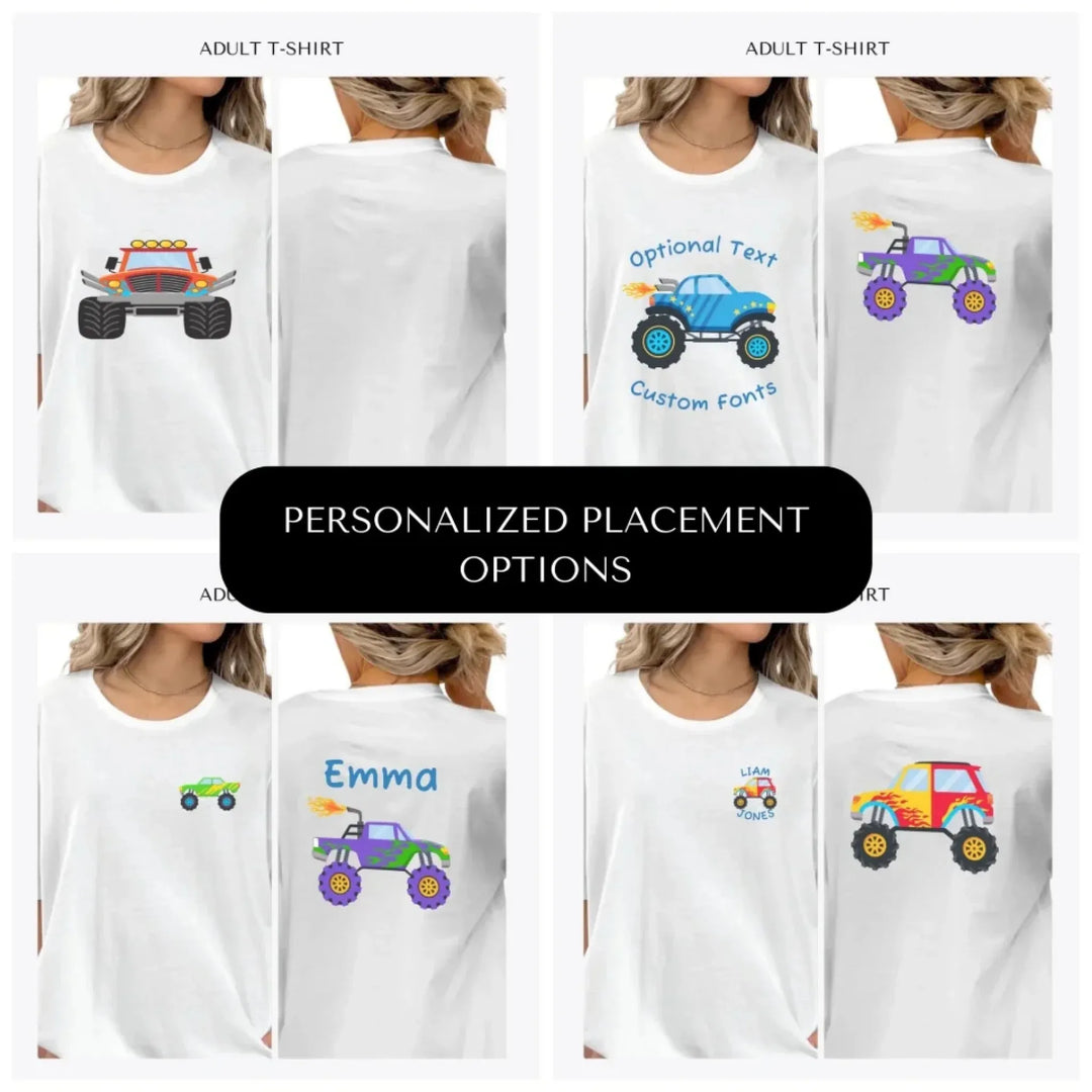 Monster-Trucks-custom-adult-t-shirt-design-placement-front-back-pocket-artfulane