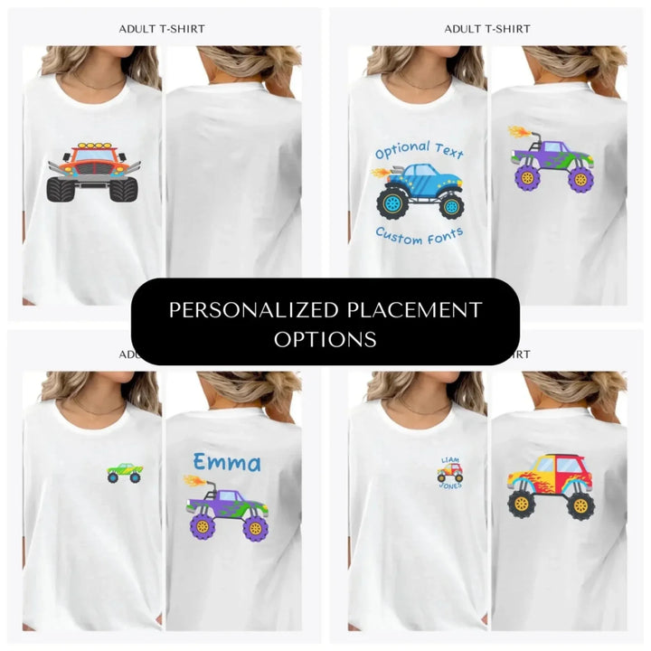 Monster-Trucks-custom-adult-t-shirt-design-placement-front-back-pocket-artfulane