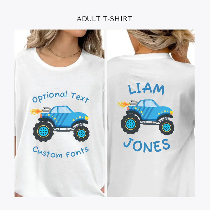 Monster-Trucks-personalized-women-unisex-adult-t-shirt-artfulane