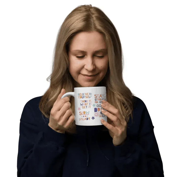 Custom Motivational Sayings Mug - ARTFULANE