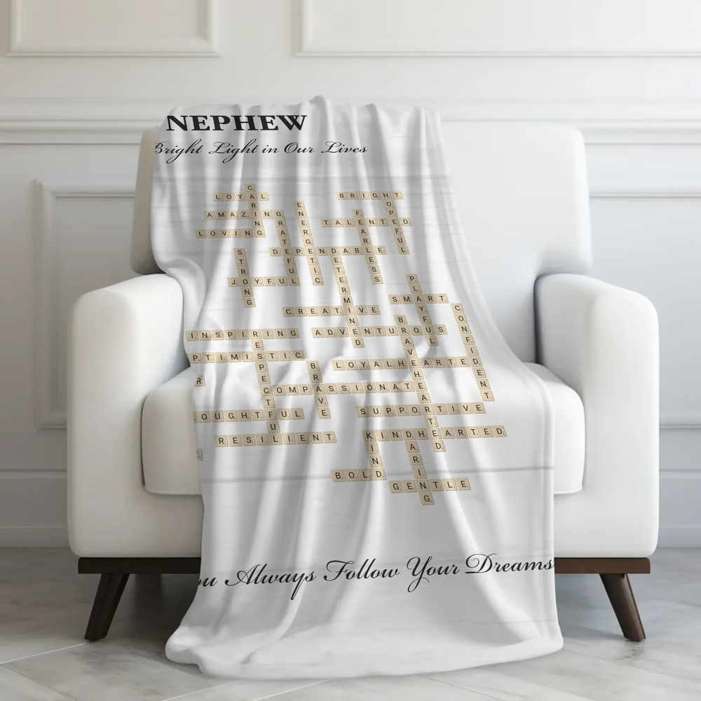 Velveteen Blanket On Couch