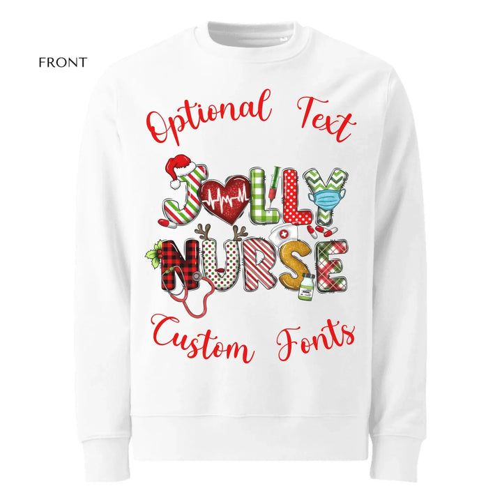 Custom Nurse Christmas Sweatshirt & Hoodie - ART-SWH206