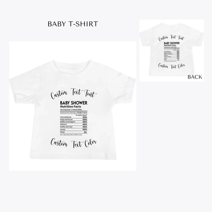 Occasions-Nutrition-Facts-custom-baby-t-shirt-artfulane