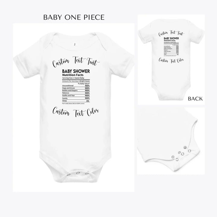 Occasions-Nutrition-Facts-custom-baby-onesie-artfulane