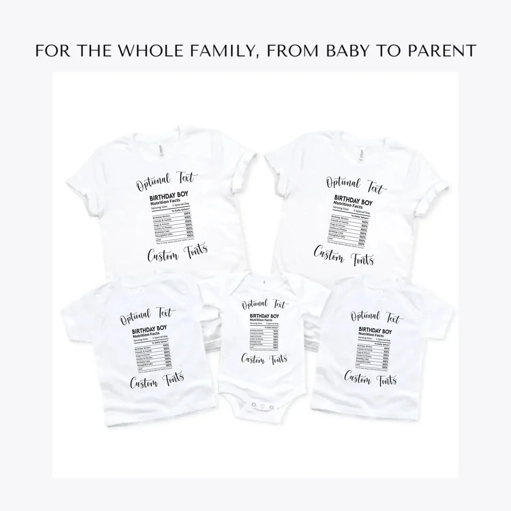 Occasions-Nutrition-Facts-custom-t-shirts-adult-youth-toddler-baby-sizes-artfulane