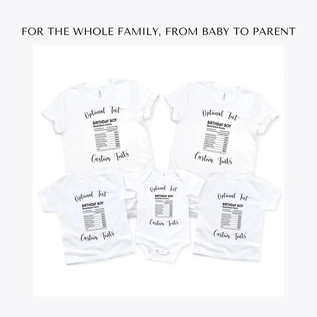 Occasions-Nutrition-Facts-custom-t-shirts-adult-youth-toddler-baby-sizes-artfulane