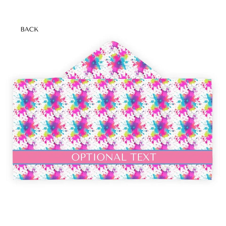 YOUTH HOODED TOWEL Flat Back