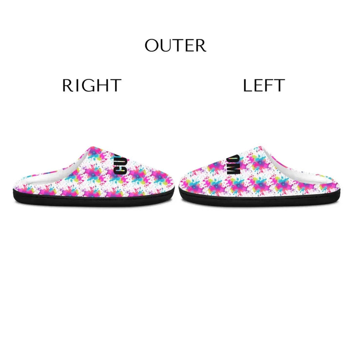 INDOOR WOMEN SLIPPERS Left and Right Slipper OUTER
