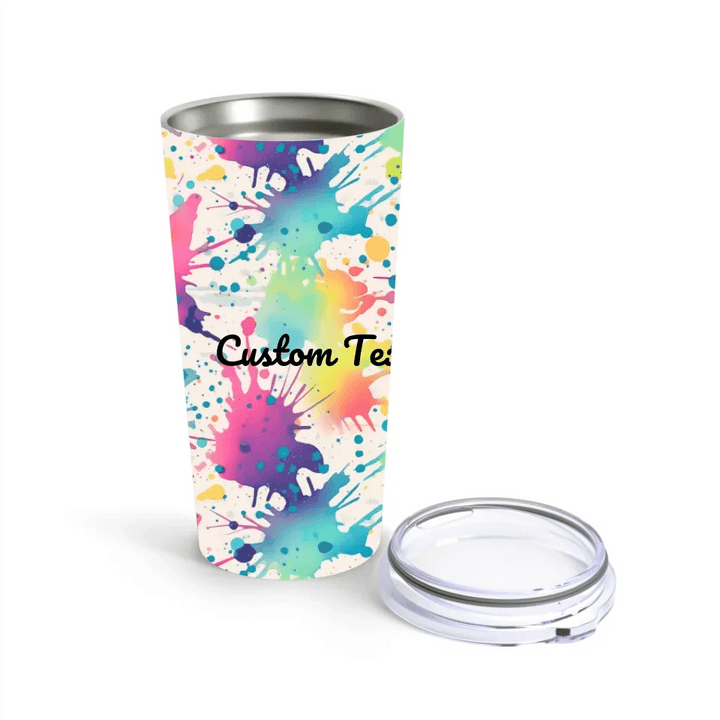 Custom Paint Splashes Bottles and Tumblers - ARTFULANE