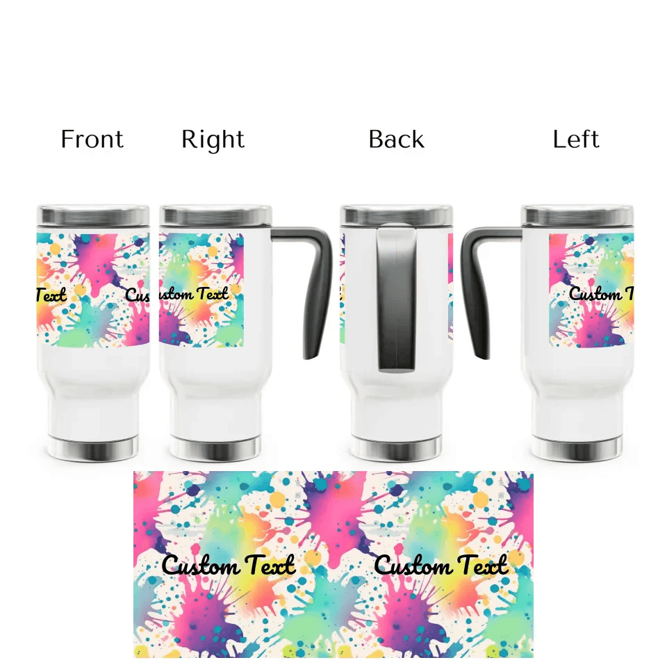 Custom Paint Splashes Bottles and Tumblers - ARTFULANE