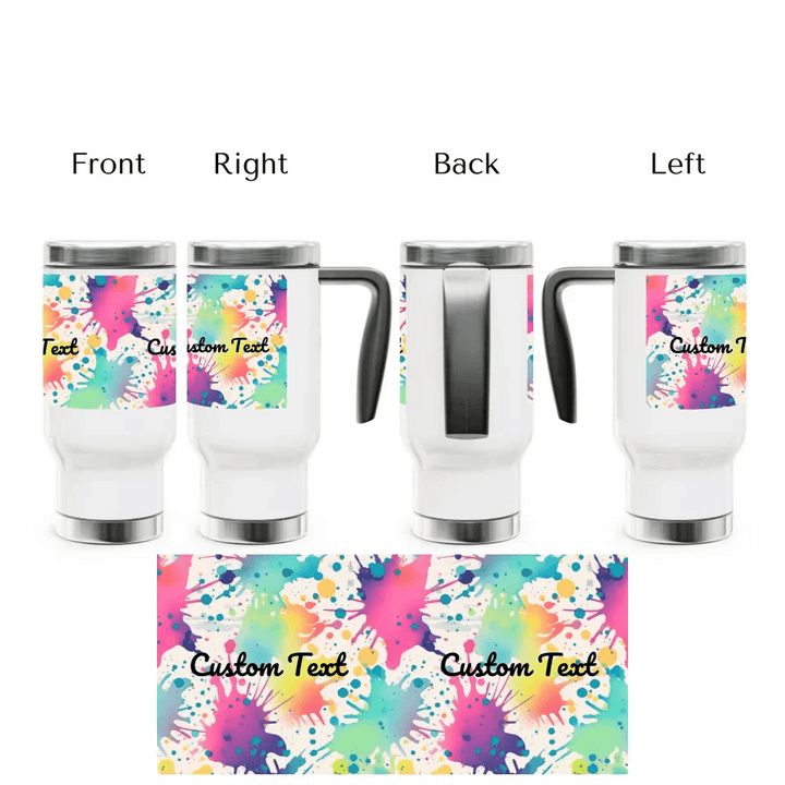 Custom Paint Splashes Bottles and Tumblers - ARTFULANE