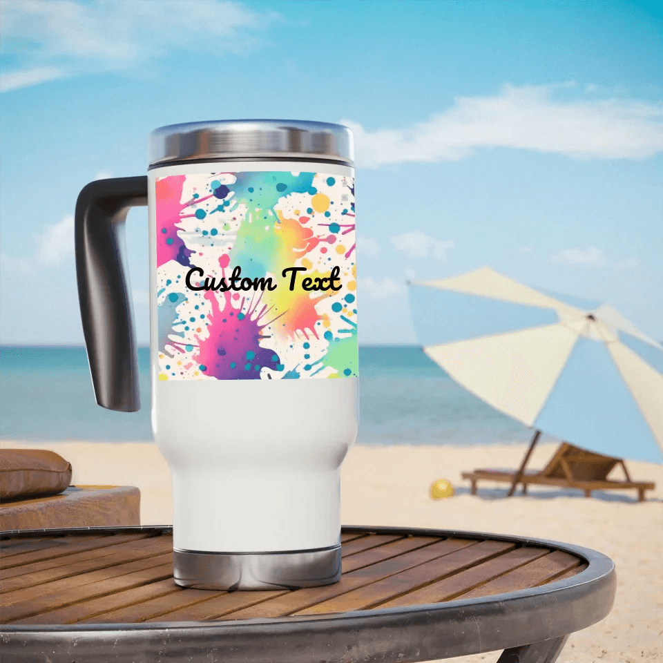 Custom Paint Splashes Bottles and Tumblers - ARTFULANE