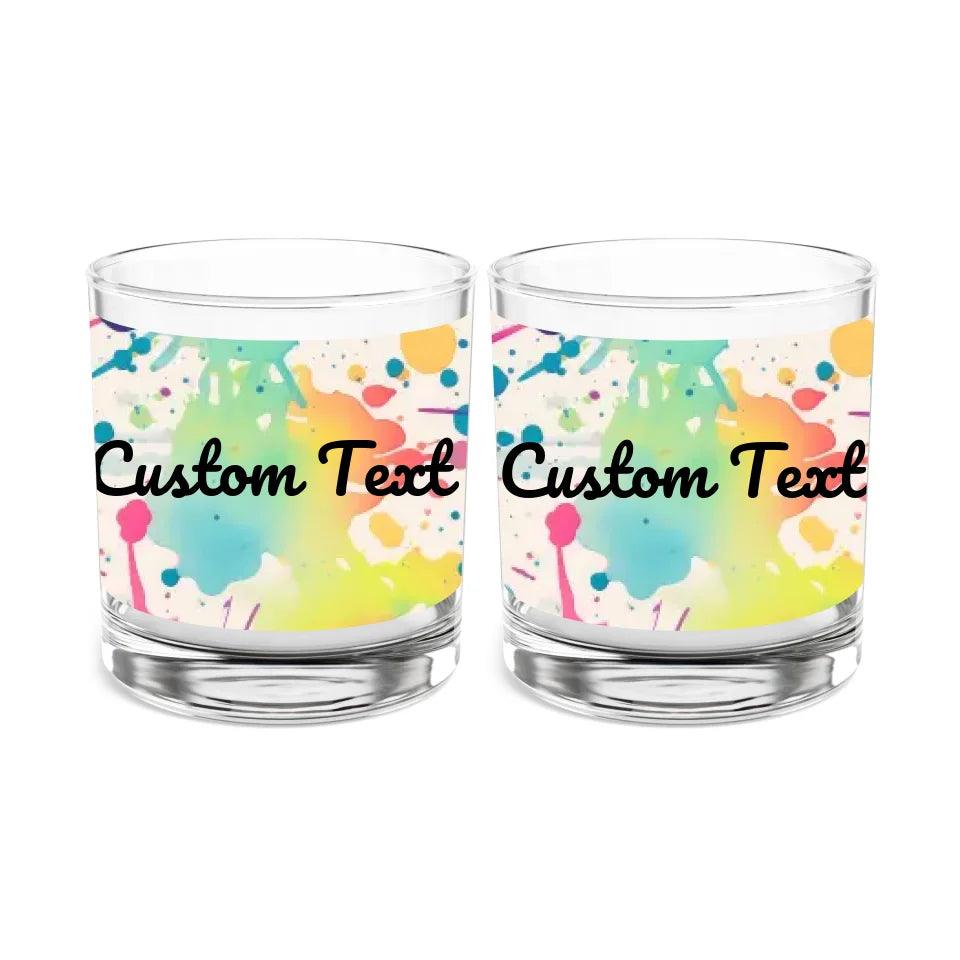 Custom Paint Splashes Glassware - ARTFULANE