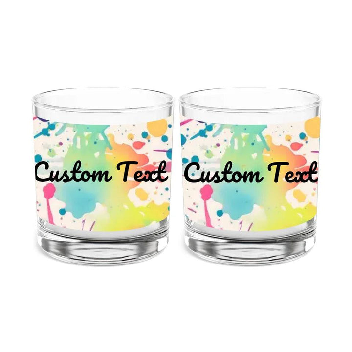 Custom Paint Splashes Glassware - ARTFULANE