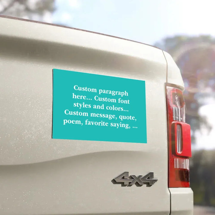CAR MAGNET Closeup 1