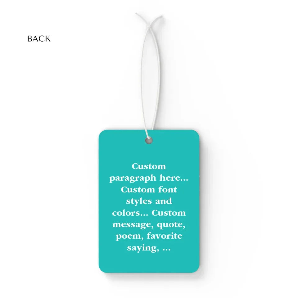 CAR AIR FRESHNER BACK