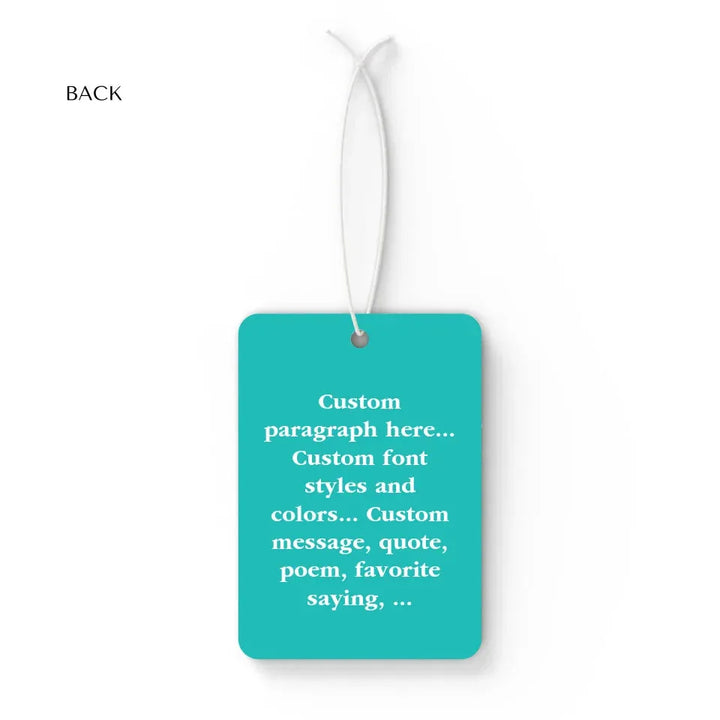CAR AIR FRESHNER BACK