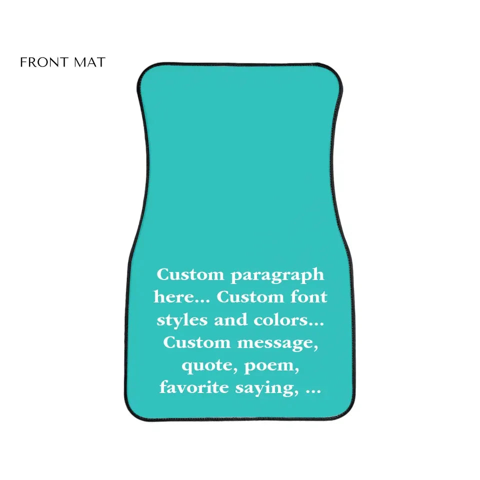 Car Floor Mats Front Flat