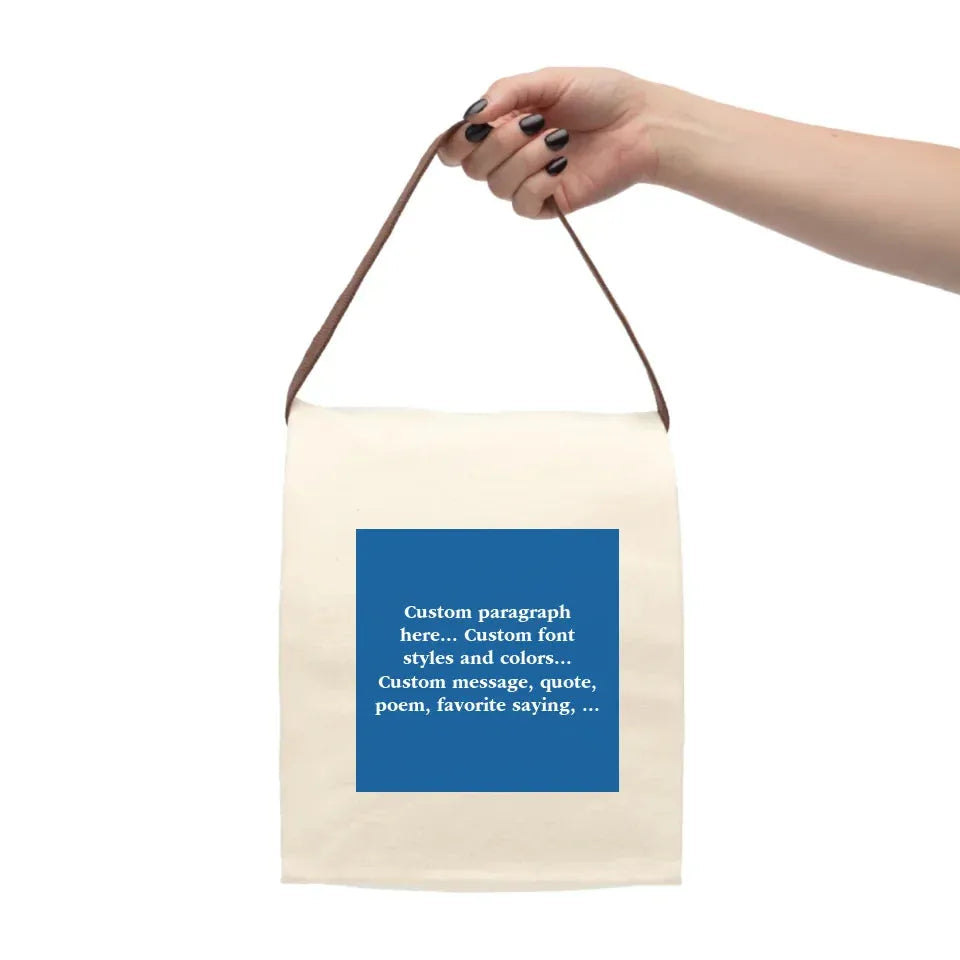 CANVAS LUNCH BAG Context 1