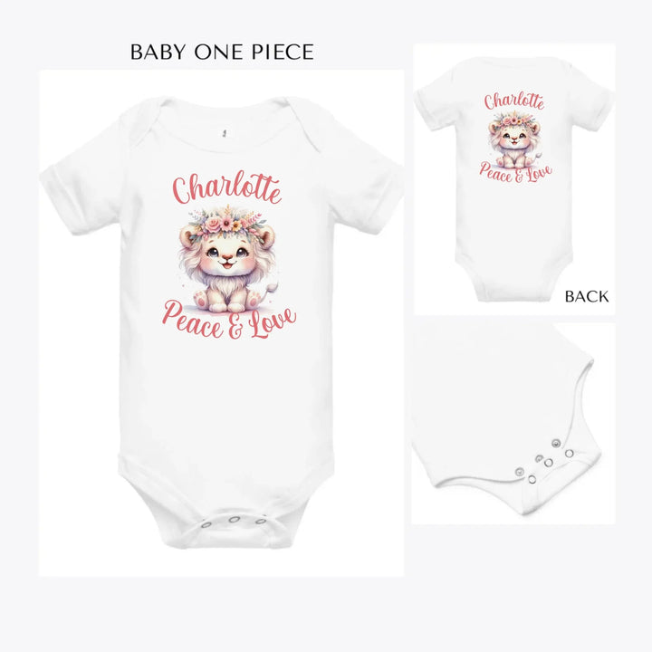 pastel-boho-lions-custom-baby-onesie-artfulane