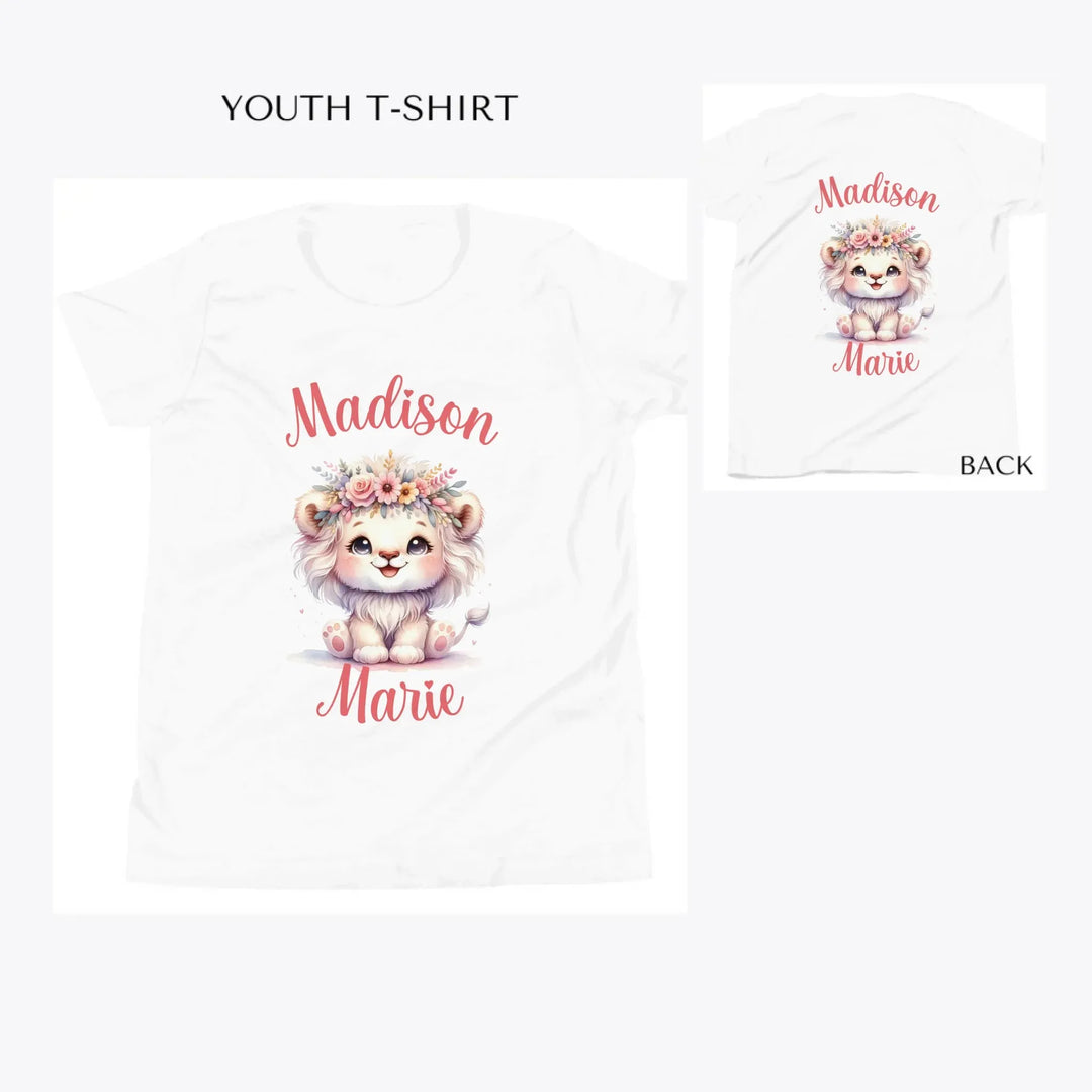 pastel-boho-lions-custom-youth-t-shirt-artfulane