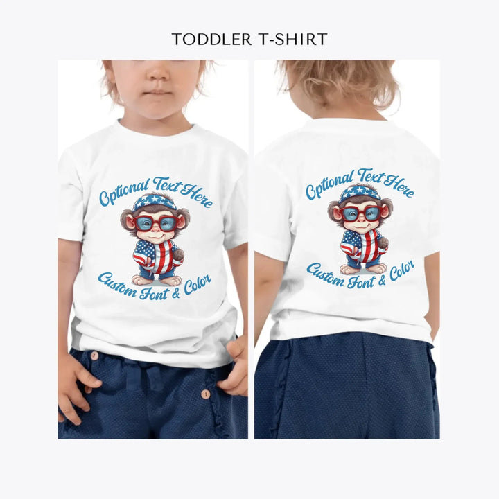 Patriotic-Cute-Animals-custom-toddler-t-shirt-artfulane