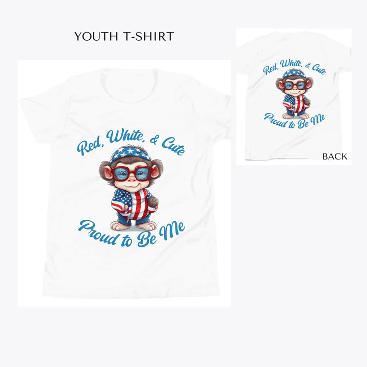 Patriotic-Cute-Animals-custom-youth-t-shirt-artfulane