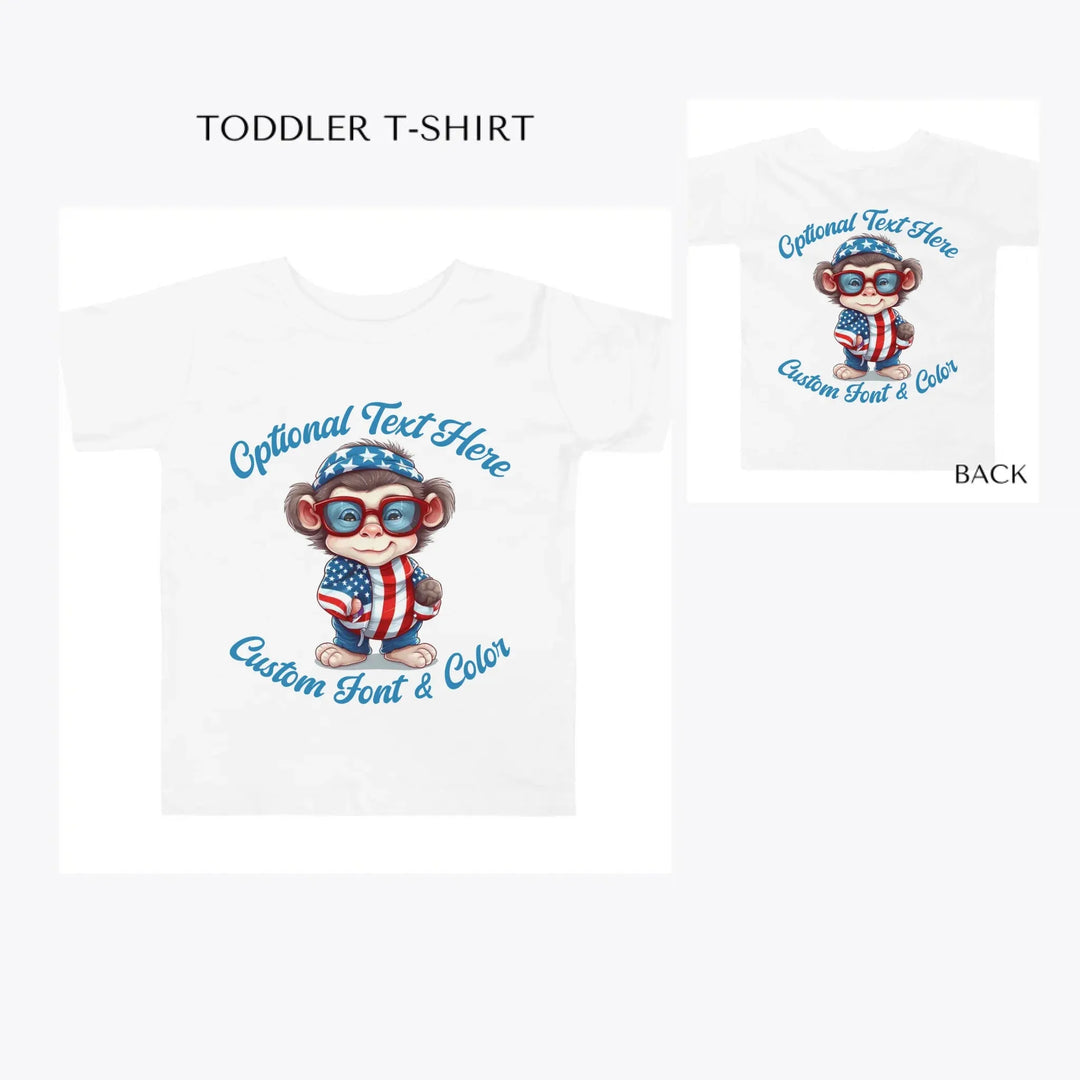 Patriotic-Cute-Animals-toddler-custom-t-shirt-artfulane