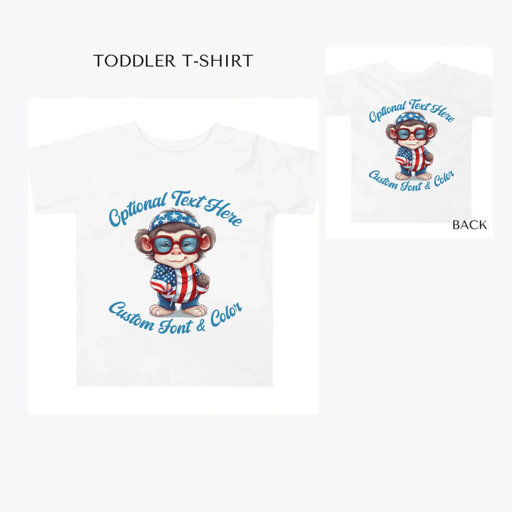 Patriotic-Cute-Animals-toddler-custom-t-shirt-artfulane