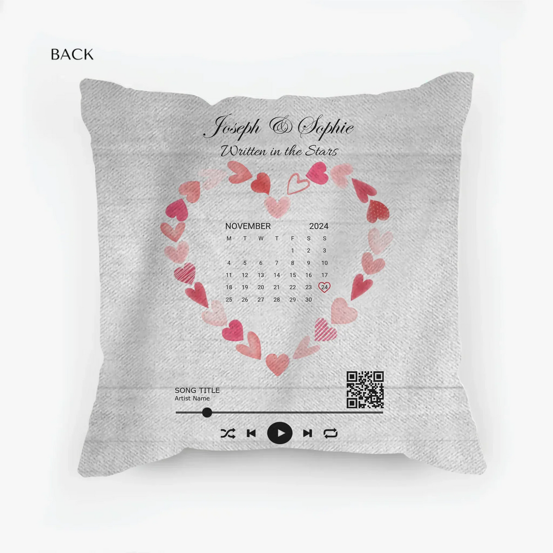 woven pillow back