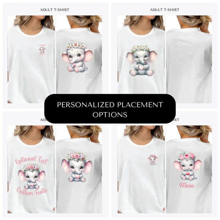 pink-nursery-elephant-custom-adult-t-shirt-design-placement-front-back-pocket-artfulane