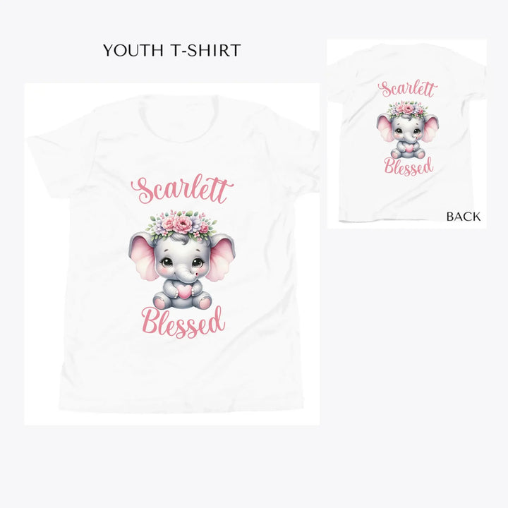 pink-nursery-elephant-custom-youth-t-shirt-artfulane