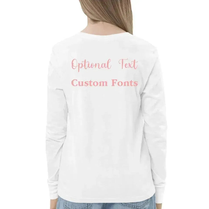 Custom Pink Christmas Long Sleeve T-Shirt - ARTFULANE