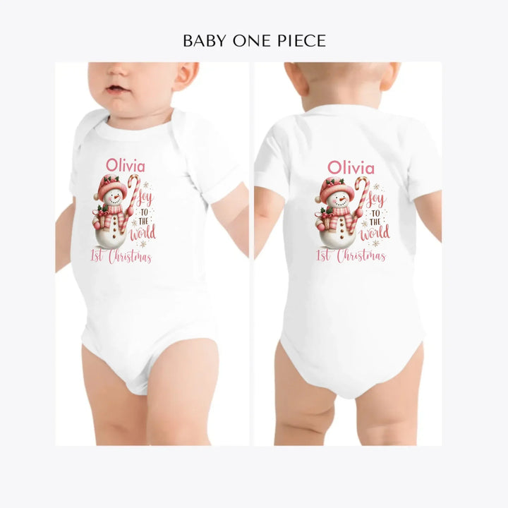 Pink-Christmas-custom-baby-one-piece-artfulane