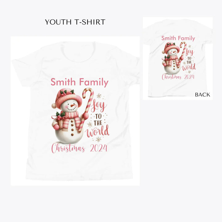 Pink-Christmas-custom-youth-t-shirt-artfulane