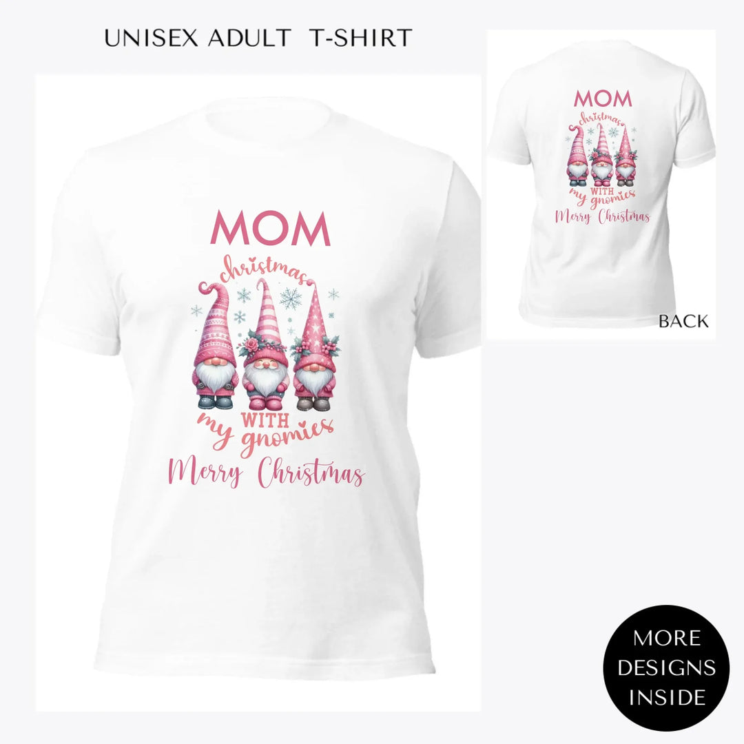 Pink-Christmas-custom-women-unisex-adult-t-shirt-artfulane