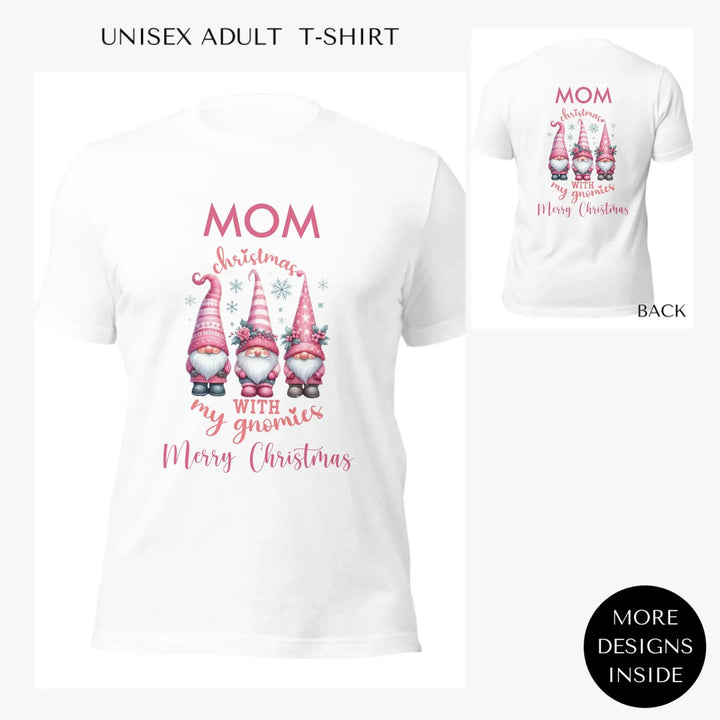 Pink-Christmas-custom-women-unisex-adult-t-shirt-artfulane