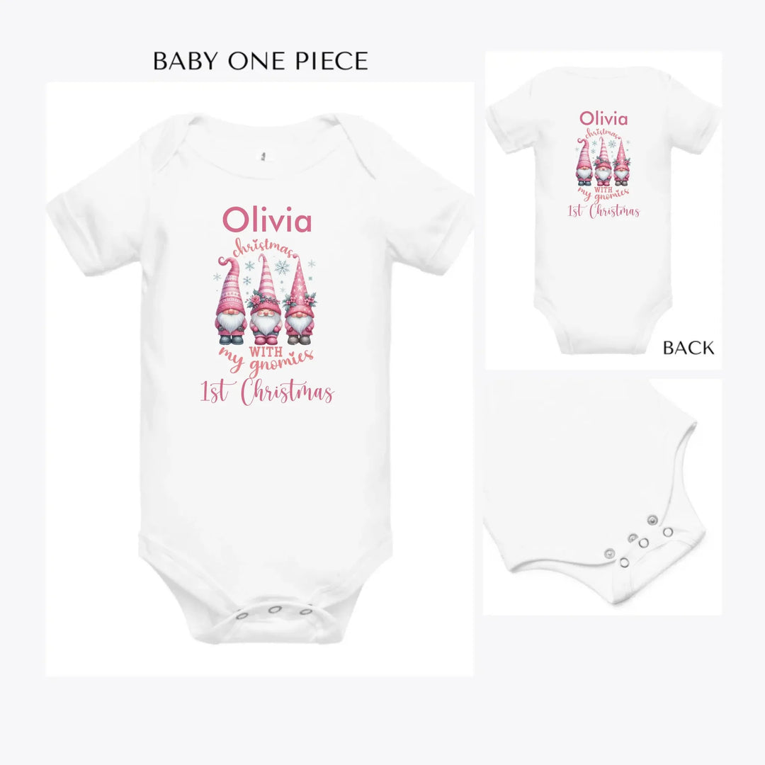 Pink-Christmas-custom-baby-onesie-artfulane