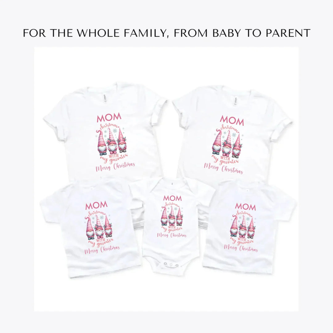 Pink-Christmas-custom-t-shirts-adult-youth-toddler-baby-sizes-artfulane