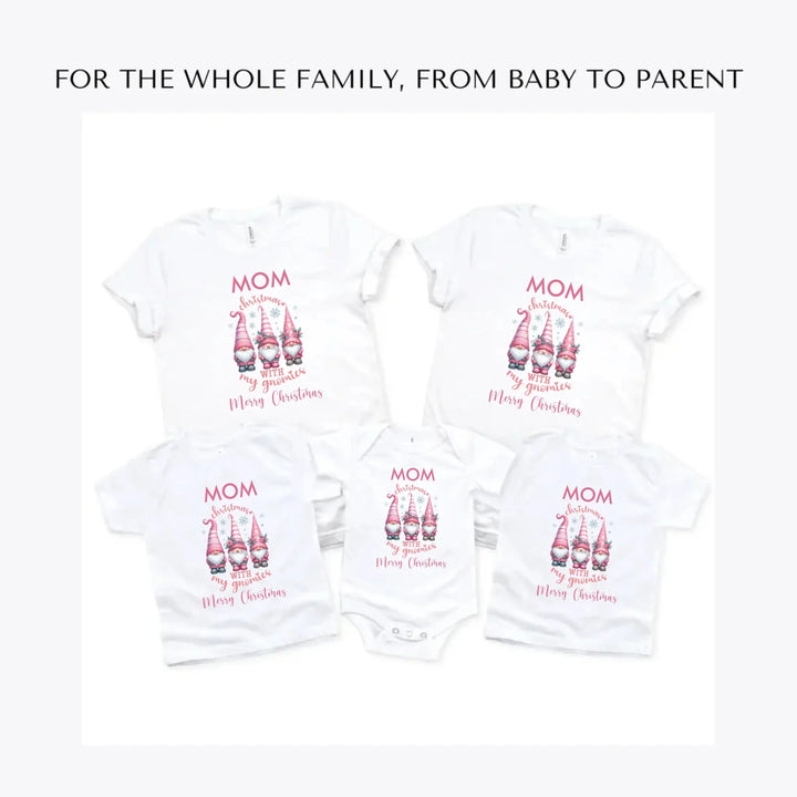 Pink-Christmas-custom-t-shirts-adult-youth-toddler-baby-sizes-artfulane