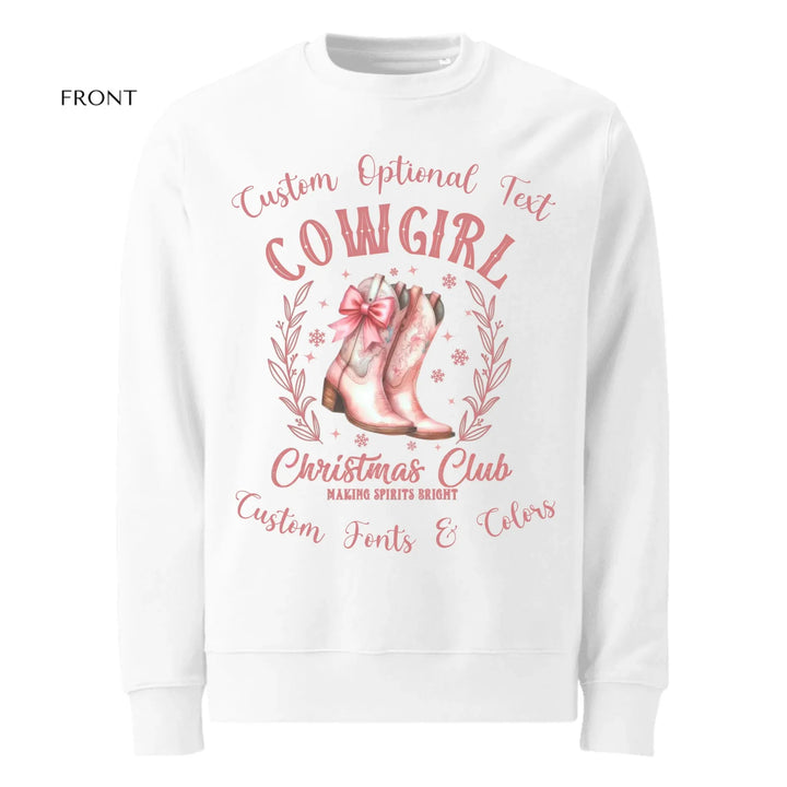 Custom Pink Coquette Christmas Sweatshirt & Hoodie - ART-SWH240