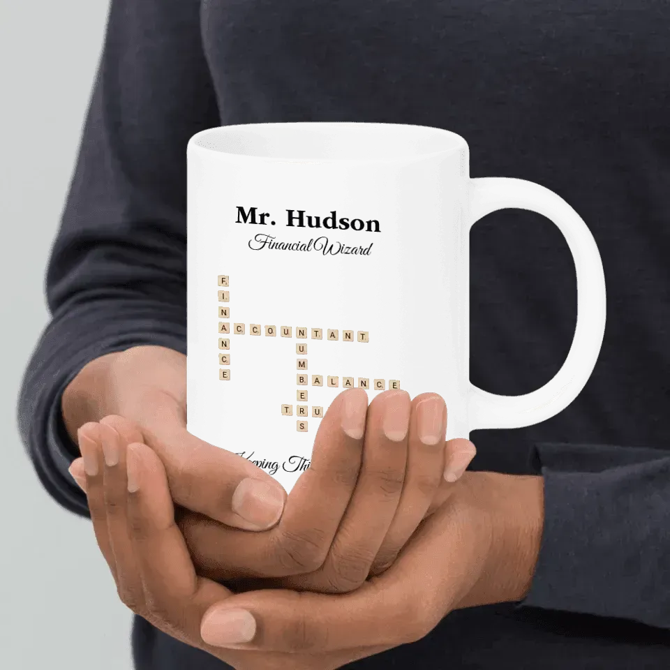 Custom Professions Word Tile Mug - ARTFULANE